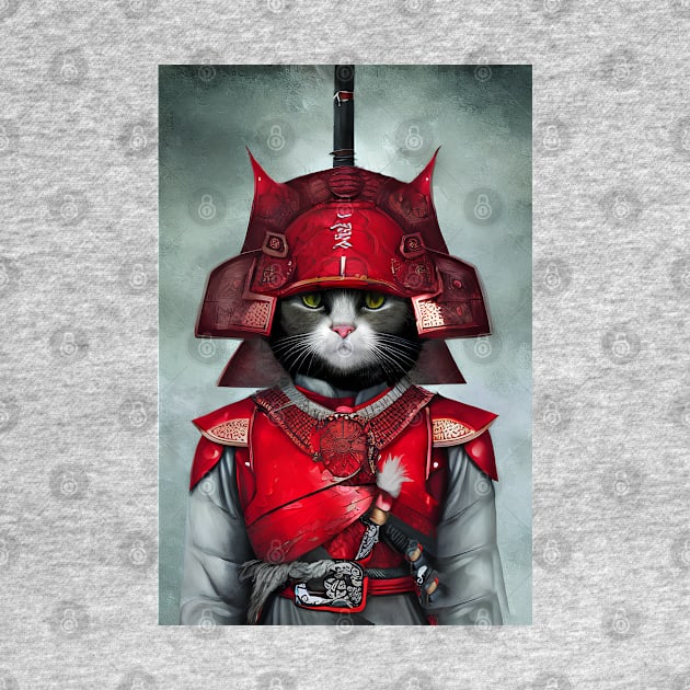 Samurai Cat Warrior by ArtisticCorner